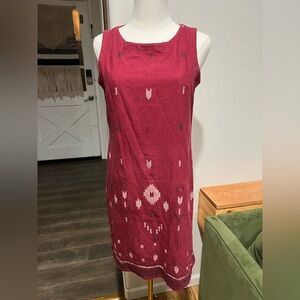 Aztec Red Mini Dress